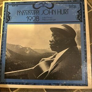 ⭐️Vintage Mississippi John Hurt 1928 Vinyl Record